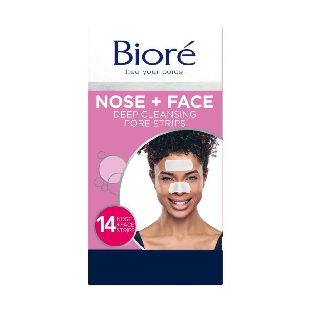 Bioré Nose Face Tiras Limpeza E Remoção Cravos - 14 Unidades