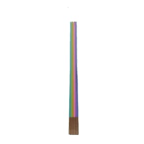 Vela de Aniversário Gigante Colorida com Dourado