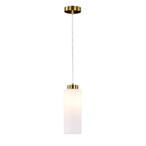 Pendente Lutsk Metal Ouro 1 Lâmpada E27 Bivolt Tupiara E Cabo 115Cm Única Único