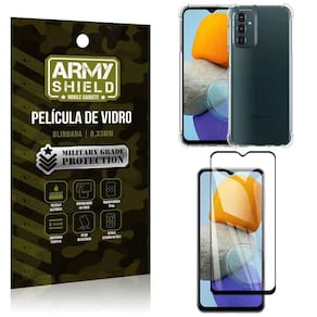 Capa Capinha Samsung M23 Anti Shock + Película De Vidro 3D