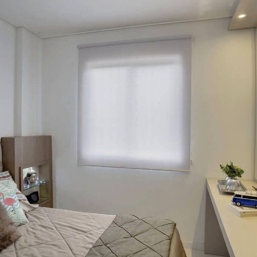 Persiana Rolo Screen 3% Cinza - 2,70m x 1,90m