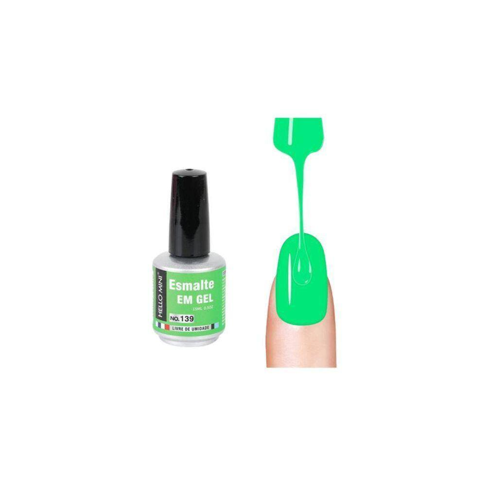 Esmalte Hello Mini Para Polimento Colorido - Hj106-139