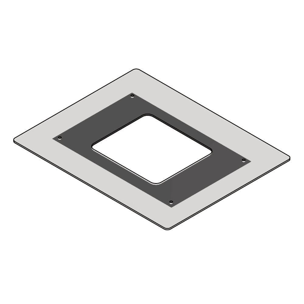 Vidro Reto para Coifa de Ilha 75 cm