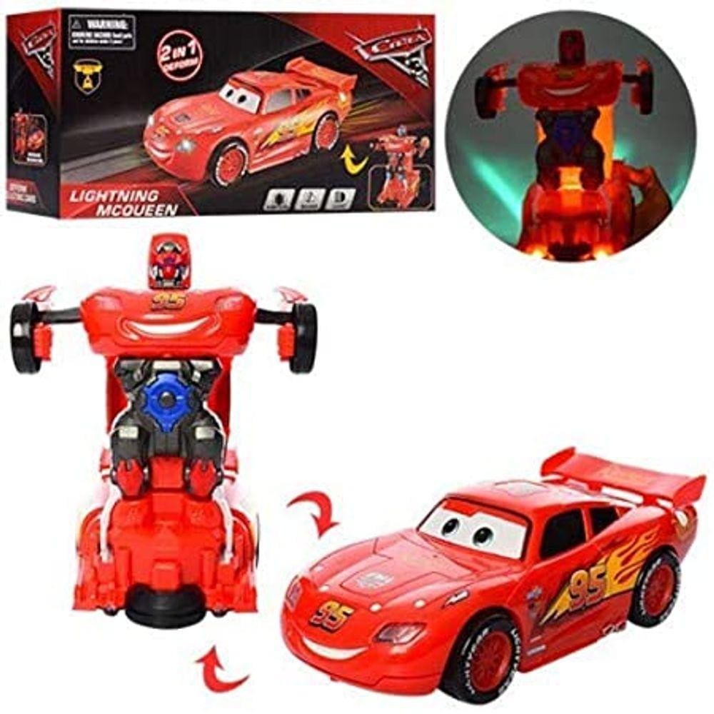 Carrinho - Relampago Mcqueen Mate - Corrida Friccao etilux na