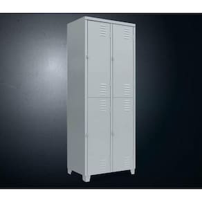 Armário Roupeiro De Aço Vestiário 4 Portas Locker