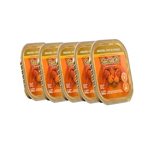 5 Und. Ração Special Cat Patê Gatos Adultos Frango 100G