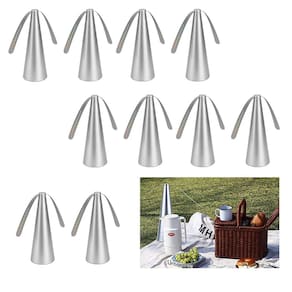 Repelente Ventilador Mosquito Mosca Inseto Kit 10 Unidades Piquenique Mesa Casa Quintal Jardim Acampamento