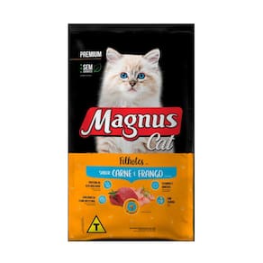 Ração Magnus Premium Gatos Filhotes Carne e Frango 20kg