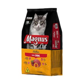 Ração Magnus Premium Gatos Adultos Carne 10,1kg