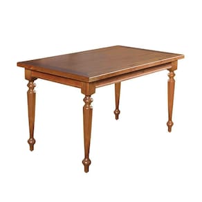 Mesa De Jantar Rústica Retangular 140X80Cm Francisca - Castanho - Marrom