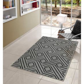 Tapete 100x150cm Adana Tapetes São Carlos Geométrico