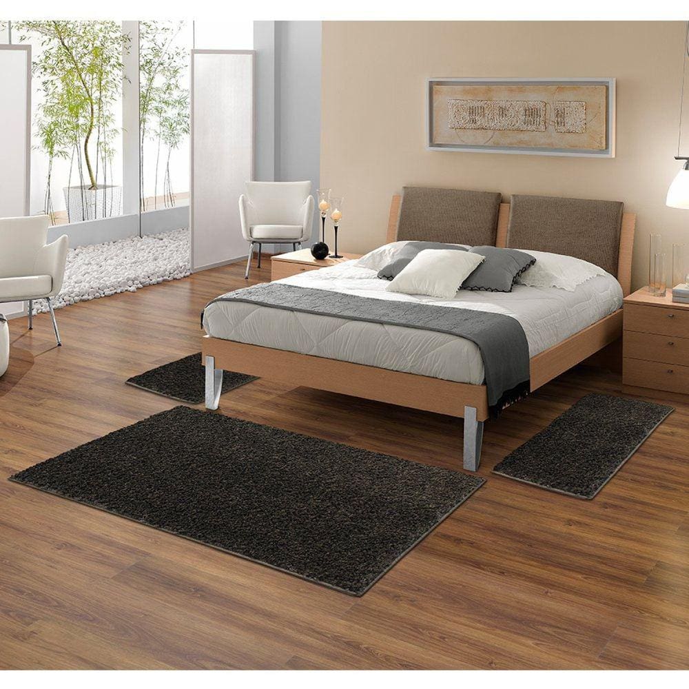 Tapete 50x100cm Charmin São Carlos  Cinza