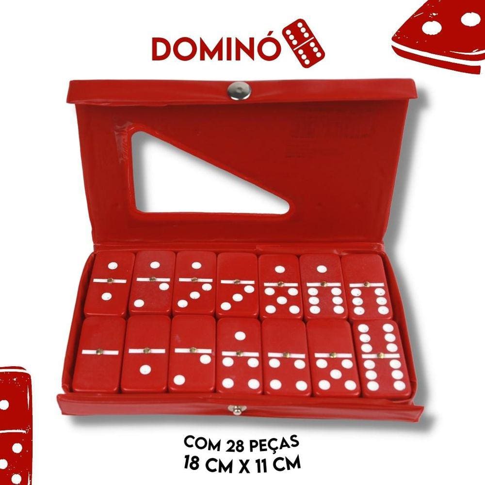 DOMINO OSSO DOMINOES GROSSO 28 PCS - Tudo para seu salão de jogos