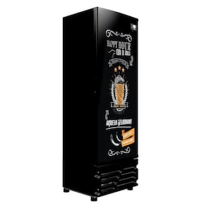 Cervejeira Ccv-355 Preto 522 Litros Porta Cega Adesivada Happy Hour 127V - Imbera