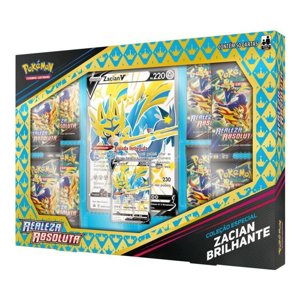 Box Pokémon Coleção De Batalhas Zeraora VMAX E V-ASTRO 