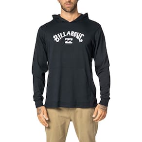 Camiseta Billabong Manga Longa Arch WT23 Masculina Preto