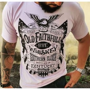 T-shirt Faithfull Rosa Clara produzido com Algodão Egípicio