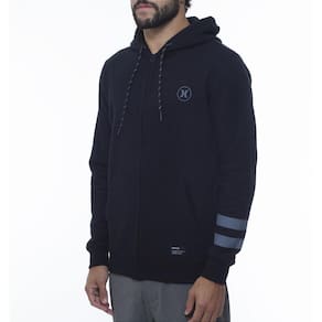 Moletom Hurley Aberto Circle Icon BP WT23 Masculino Preto