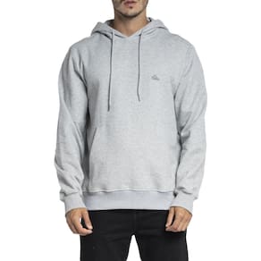 Moletom Quiksilver Canguru Embroidery WT23 Masculino Cinza