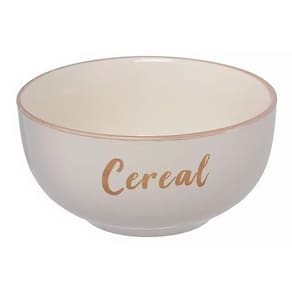 Bowl Rustic Cereal em Cerâmica Bege 470ml BOWL13BG - Hauskraft