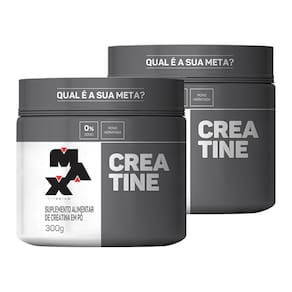 Kit 2 Un Creatina 300g Max Titanium Mono Hidratada