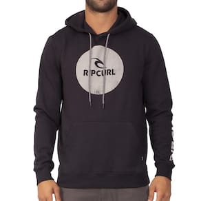 Moletom Rip Curl Canguru Corp Icon And Brand WT23 Preto