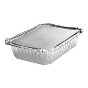 100 Bandeja Marmitex Alumínio 225ml Bricoflex