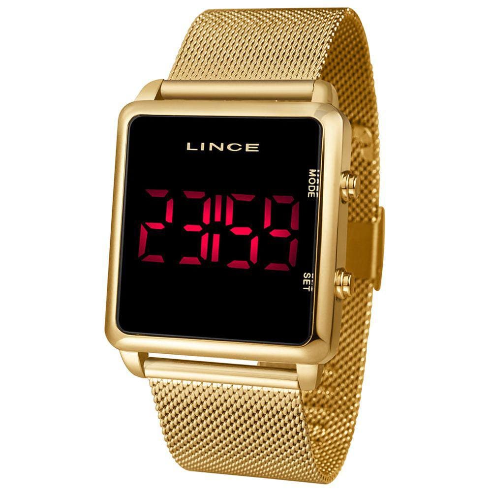 Relógio LINCE Urban feminino dourado MDG4596L PXKX
