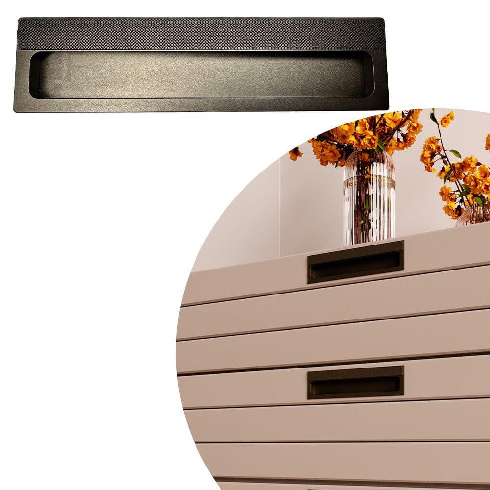 Puxador Celleno IL 1610 - Coffee - 176MM