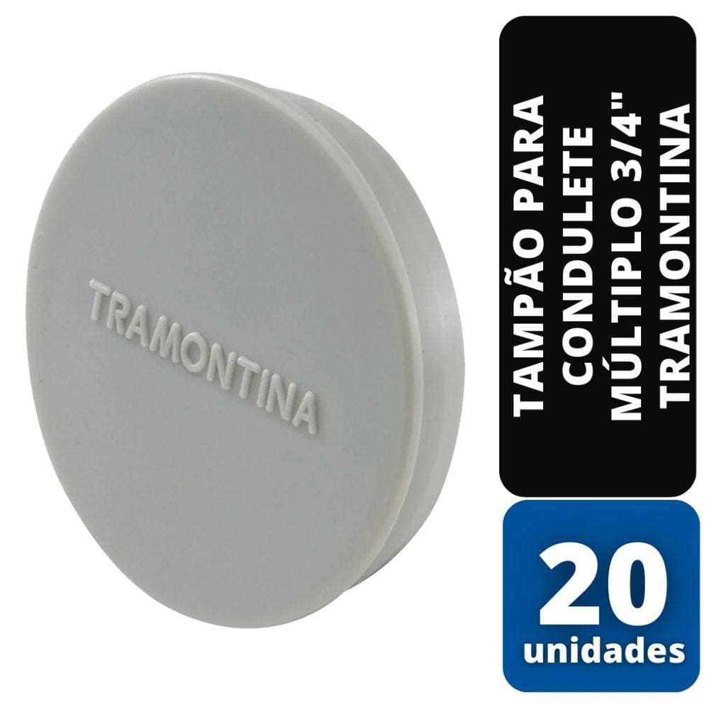 KIT C/ 20 Tampão para Condulete Múltiplo 3/4” Tramontina
