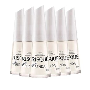 Kit Esmalte Risqué Novo Renda 8ml - 6 Unidades