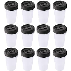 Kit porta temperos/condimentos rosca 90ml 12 peças Plasutil