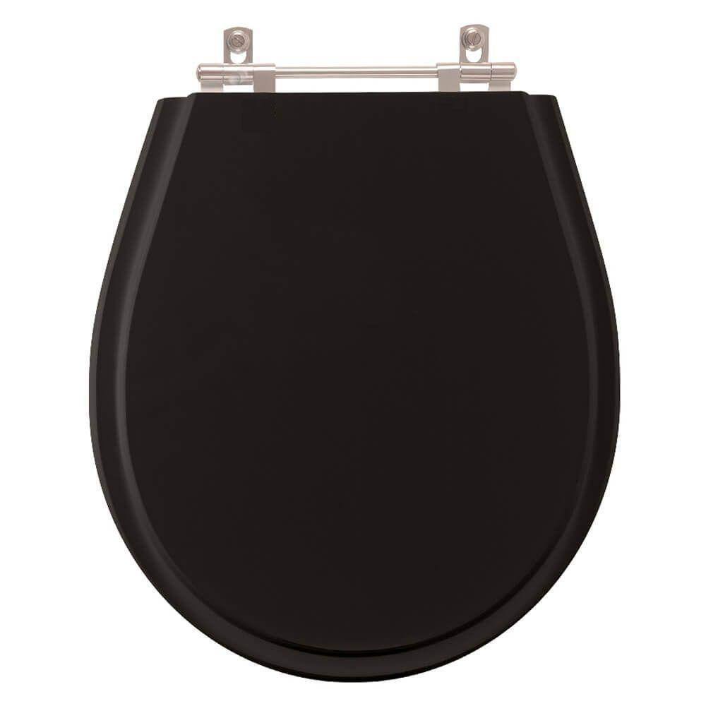 Tampa De Vaso Aries Preto para Bacia Eternit 6lpf