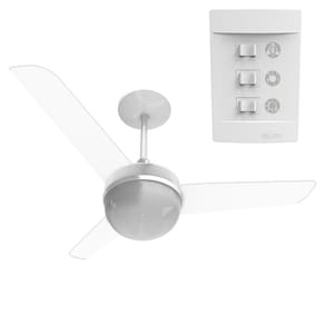 Ventilador Teto Aliseu Alisclean Cristal Controle Parede