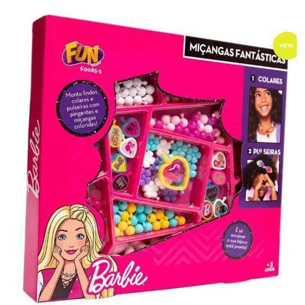 Barbie Miçangas Fantásticas F0085-5 - Fun