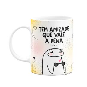 Caneca Flork Amigas - Tem amizade que vale a pena
