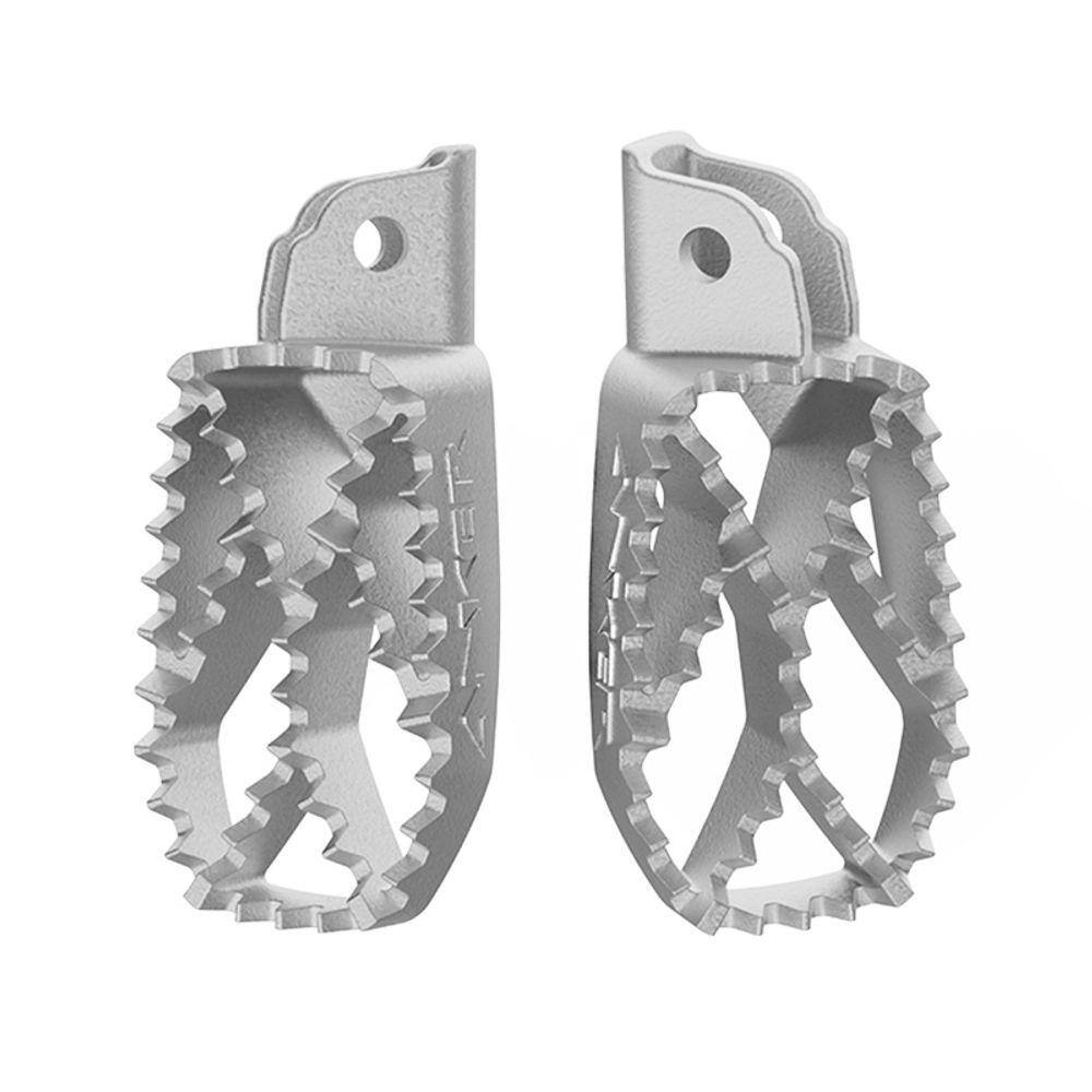 Pedaleira Aço Inox Anker Crf 230 Crf 250f Xr 250 200 Xre 300 Lander Dt 200 Falcon