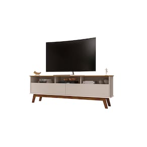 Rack Elegant Cinamomo/Off White – Bechara Móveis