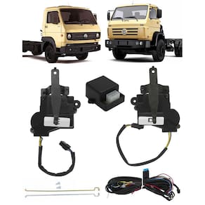 Kit Trava Elétrica VW Delivery VW2000 Worker 24V 2000 até 2018 2 portas Tragial