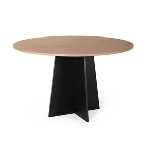 Mesa de Jantar Redonda 6 Lugares 120cm Isabela Jade/Preto - Straub Web