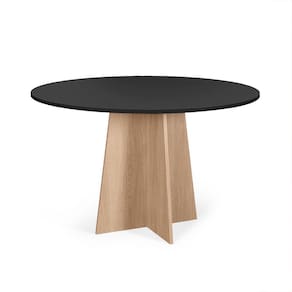 Mesa de Jantar Redonda 6 Lugares 120cm Isabela Preto/Jade - Straub Web