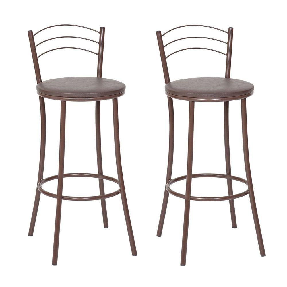 Kit 2 Banquetas Bp26-a A109 Marrom