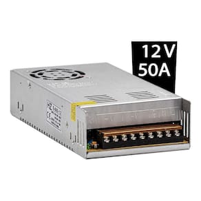 Kit 5 Fonte Chaveada 12v 50a 600w Centralizada Bivolt Eletro