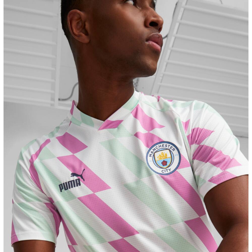 Camisa Manchester City Away 23/24 s/n° Pré Jogo Puma Manga Longa