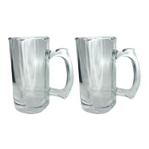 Caneca Vidro Grosso Cerveja e Chopp 380ML Restaurante 2UN