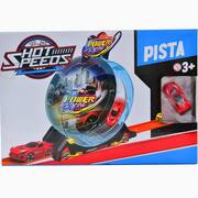 Brinquedo Pista Hot Wheels Carrinho com Sensor Loop Triplo - Fun