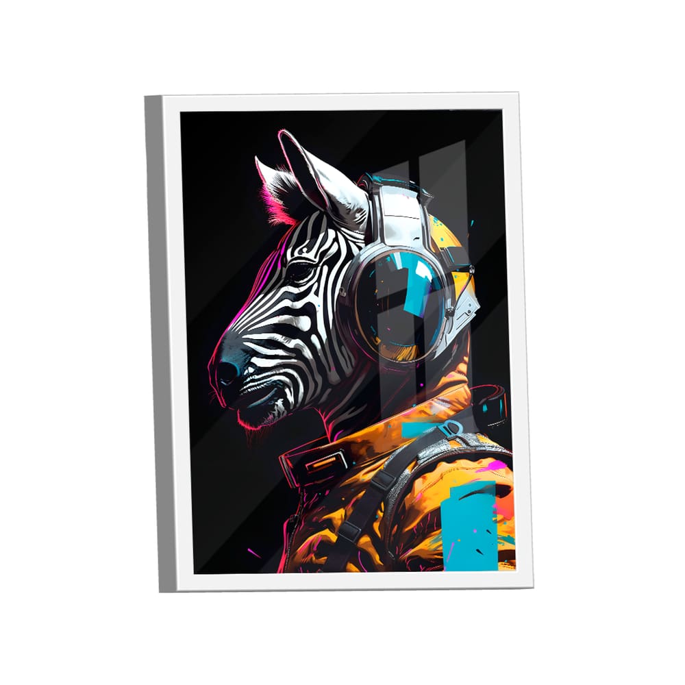 Quadro Zebra Colors -- BR ARTES