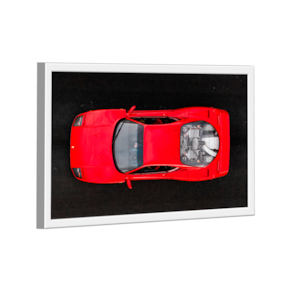Quadro Ferrari F40 Vermelha Cima -- BR ARTES