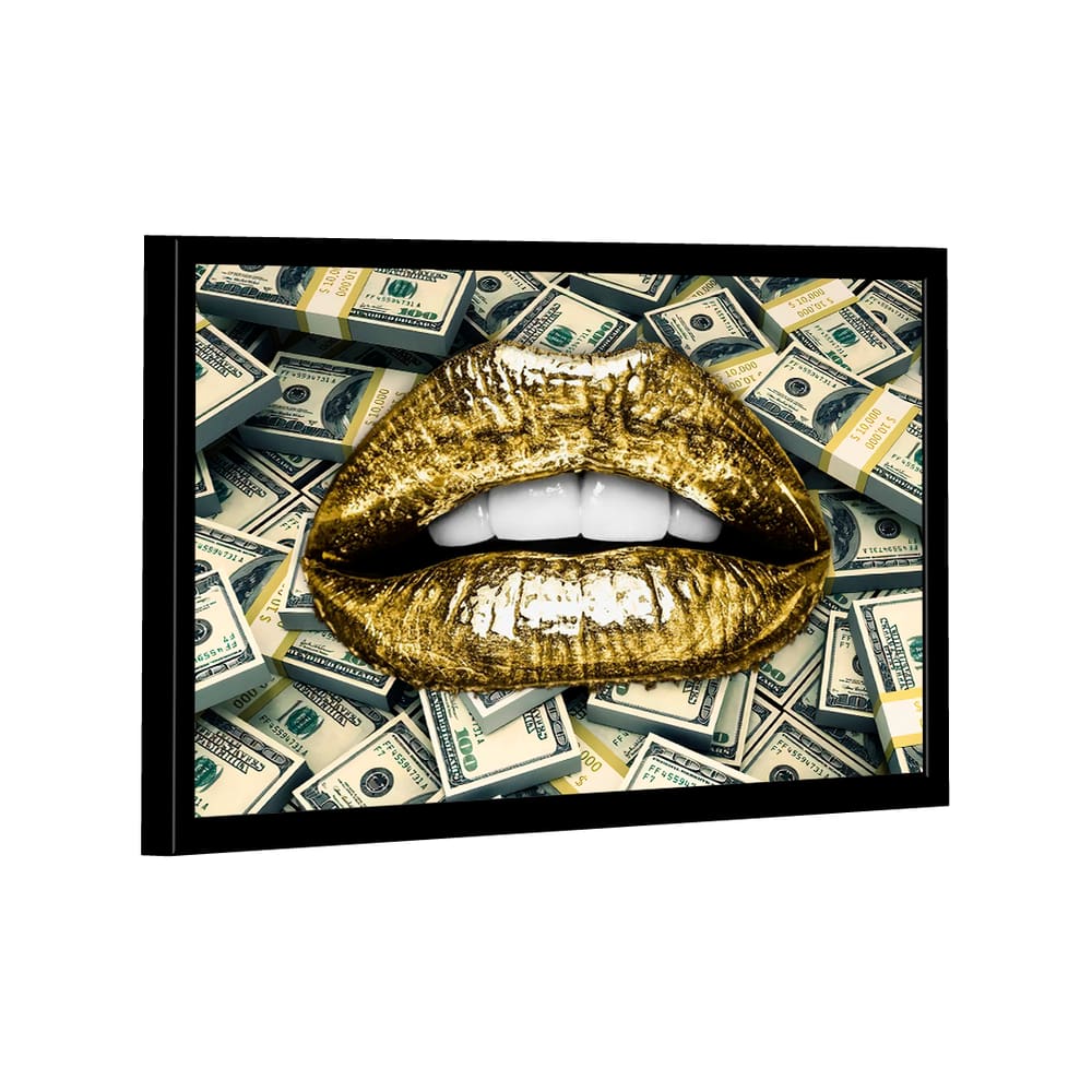 Quadro Mouth Dollars -- BR ARTES