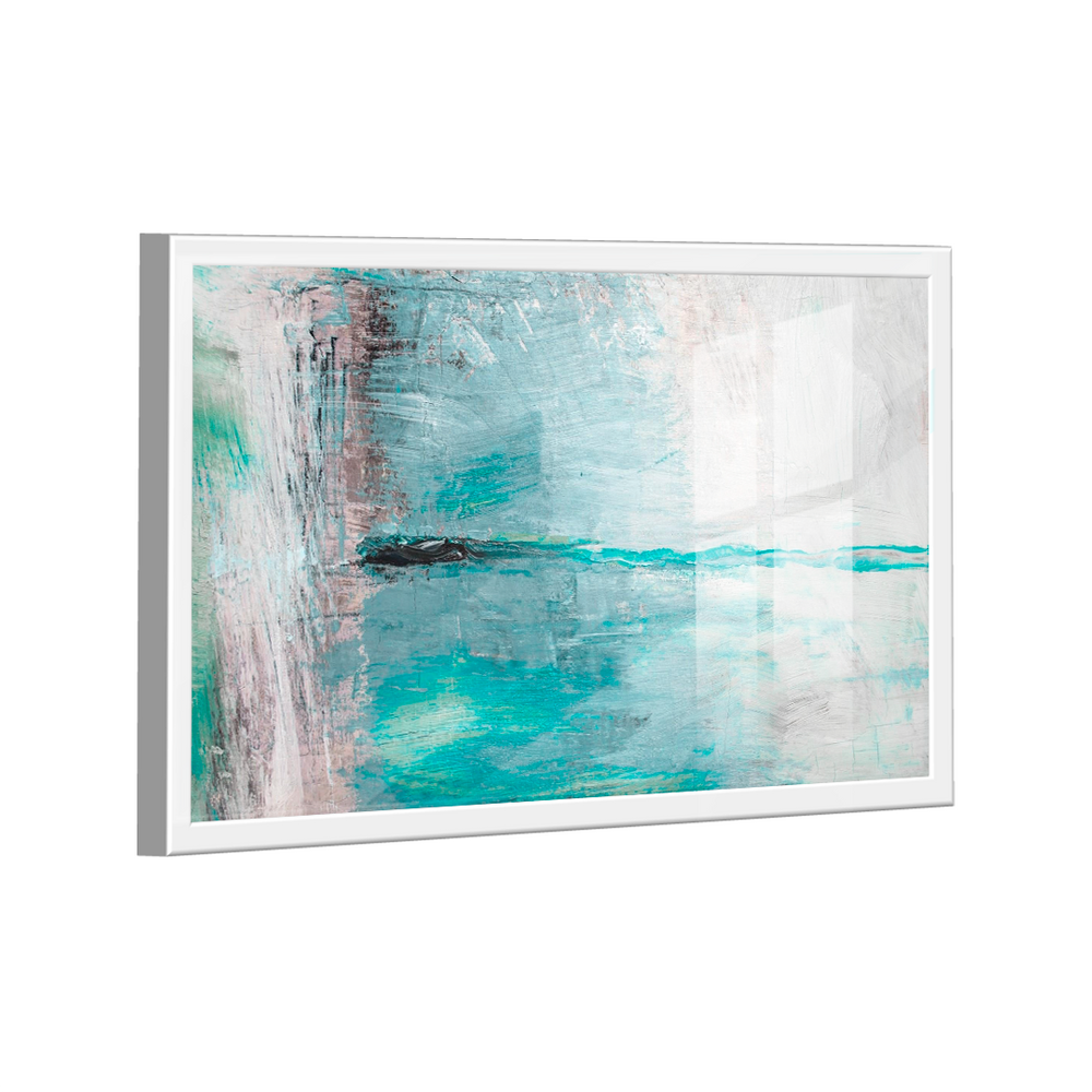 Quadro Pintura Água Abstrato -- BR ARTES